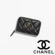 【2026】かわいいハートロゴ☆【CHANEL】ジップ コインパース
