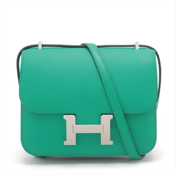 【2026】【HERMES 公式旗艦店】斜めがけバッグエルメス コンスタンス3 ミニ18 ヴォーエプソン ヴェールジェイド シルバー金具 【2026】【HERMES 公式旗艦店】斜めがけバッグエルメス コンスタンス3 ミニ18 ヴォーエプソン ヴェールジェイド シルバー金具