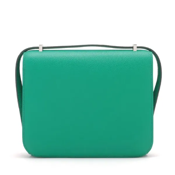 【2026】【HERMES 公式旗艦店】斜めがけバッグエルメス コンスタンス3 ミニ18 ヴォーエプソン ヴェールジェイド シルバー金具 【2026】【HERMES 公式旗艦店】斜めがけバッグエルメス コンスタンス3 ミニ18 ヴォーエプソン ヴェールジェイド シルバー金具