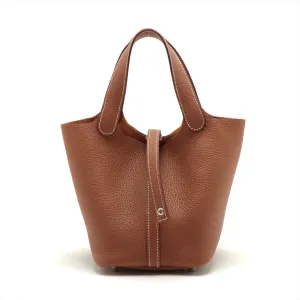 【2026】【HERMES 公式旗艦店】ハンドバッグエルメス ピコタンロックPM トリヨンクレマンス ゴールド シルバー金具 【2026】【HERMES 公式旗艦店】ハンドバッグエルメス ピコタンロックPM トリヨンクレマンス ゴールド シルバー金具