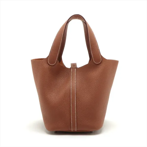 【2026】【HERMES   公式旗艦店】ハンドバッグエルメス ピコタンロックPM トリヨンクレマンス ゴールド シルバー金具