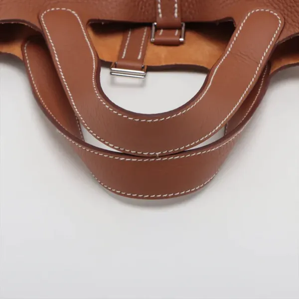 【2026】【HERMES   公式旗艦店】ハンドバッグエルメス ピコタンロックPM トリヨンクレマンス ゴールド シルバー金具