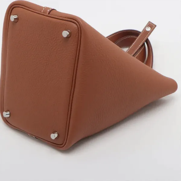 【2026】【HERMES   公式旗艦店】ハンドバッグエルメス ピコタンロックPM トリヨンクレマンス ゴールド シルバー金具