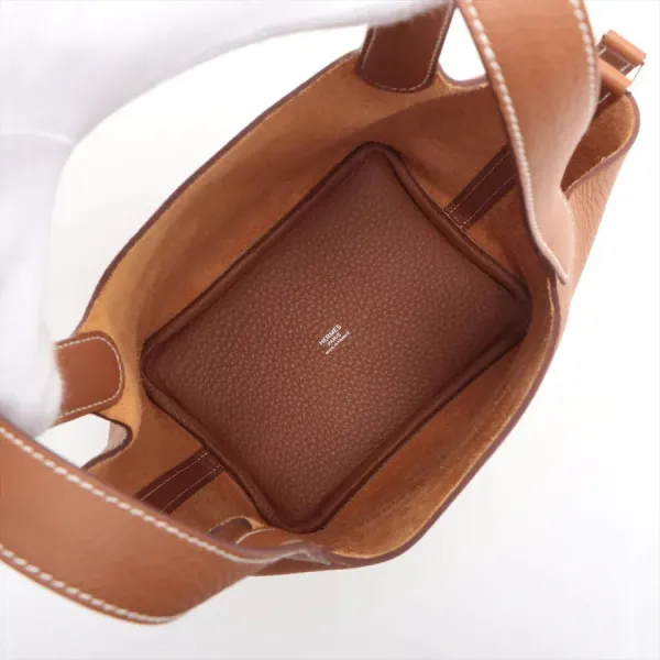 【2026】【HERMES   公式旗艦店】ハンドバッグエルメス ピコタンロックPM トリヨンクレマンス ゴールド シルバー金具