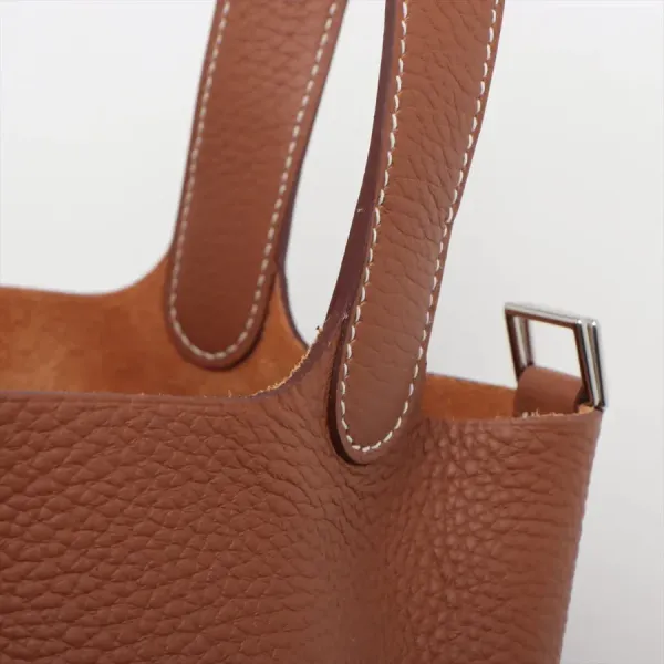 【2026】【HERMES   公式旗艦店】ハンドバッグエルメス ピコタンロックPM トリヨンクレマンス ゴールド シルバー金具