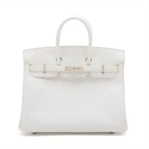 【2026】【HERMES 公式旗艦店】ハンドバッグエルメス バーキン25 ヴォーエプソン ホワイト シルバー金具 25*19*13.5 【2026】【HERMES 公式旗艦店】ハンドバッグエルメス バーキン25 ヴォーエプソン ホワイト シルバー金具 25*19*13.5