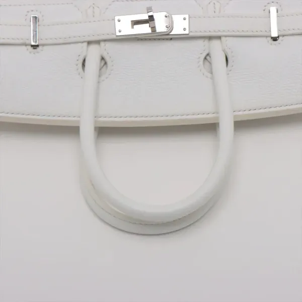 【2026】【HERMES 公式旗艦店】ハンドバッグエルメス バーキン25 ヴォーエプソン ホワイト シルバー金具 25*19*13.5 【2026】【HERMES 公式旗艦店】ハンドバッグエルメス バーキン25 ヴォーエプソン ホワイト シルバー金具 25*19*13.5