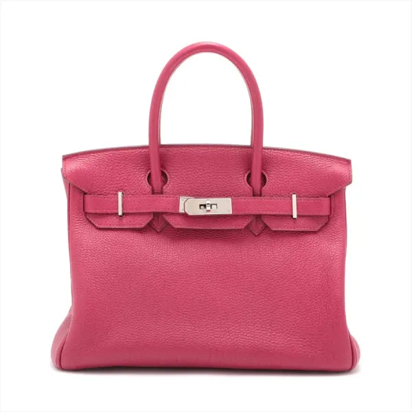【2026】【HERMES   公式旗艦店】ハンドバッグエルメス バーキン30 トゴ ルビー シルバー金具 30*22*15cm