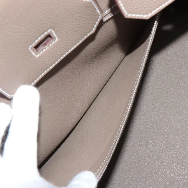 【2026】【HERMES 公式旗艦店】ハンドバッグエルメス バーキン35 トゴ エトゥープ シルバー金具 35*27.5*18.5cm 【2026】【HERMES 公式旗艦店】ハンドバッグエルメス バーキン35 トゴ エトゥープ シルバー金具 35*27.5*18.5cm
