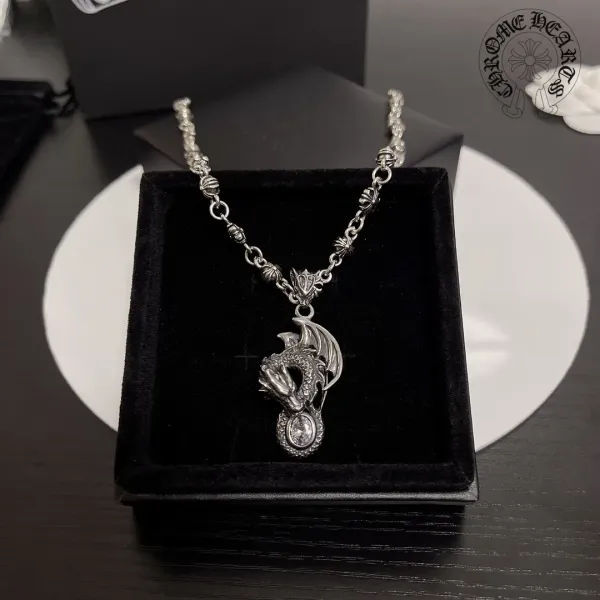 【2026】【CHROME HEARTS】ネックレス、新しいネックレス万能シンプルファッションオーナメント