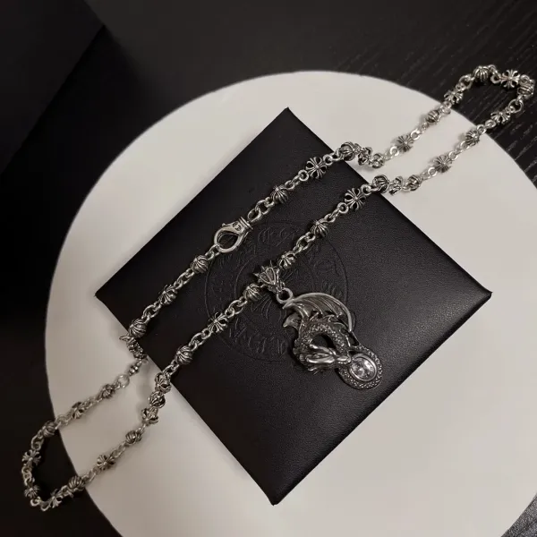 【2026】【CHROME HEARTS】ネックレス、新しいネックレス万能シンプルファッションオーナメント