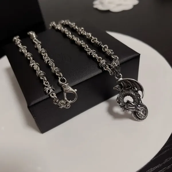 【2026】【CHROME HEARTS】ネックレス、新しいネックレス万能シンプルファッションオーナメント