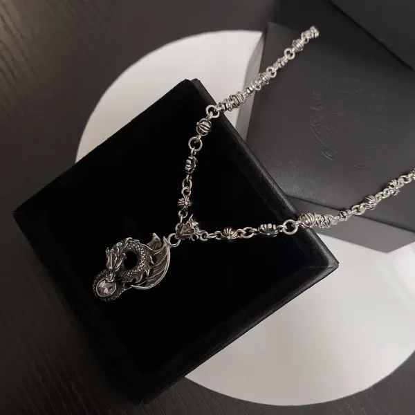 【2026】【CHROME HEARTS】ネックレス、新しいネックレス万能シンプルファッションオーナメント