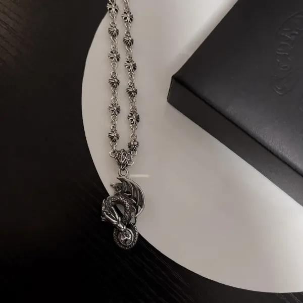 【2026】【CHROME HEARTS】ネックレス、新しいネックレス万能シンプルファッションオーナメント