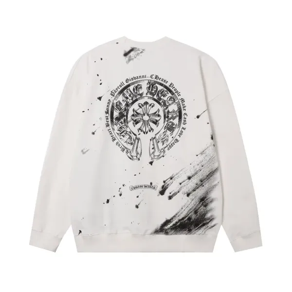 【2026】【CHROME HEARTS 公式旗艦店】クロムハーツ 丸首の衛衣 スウェットご好評に付き再入荷! 【2026】【CHROME HEARTS 公式旗艦店】クロムハーツ 丸首の衛衣 スウェットご好評に付き再入荷!