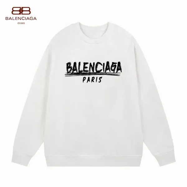 【2026】【BALENCIAGA 公式旗艦店】バレンシアガ 丸首の衛衣 スウェット ご好評に付き再入荷！