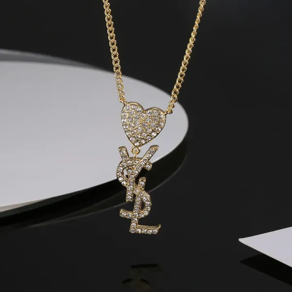 【2026】【YSL SAINT LAURENT  】サンローラン ネックレス、新しいネックレス万能シンプルファッションオーナメント