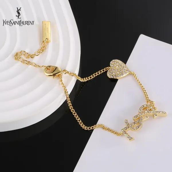 【2026】【YSL SAINT LAURENT】サンローラン ブレスレット、ファッションシンプルなスタイル 【2026】【YSL SAINT LAURENT】サンローラン ブレスレット、ファッションシンプルなスタイル