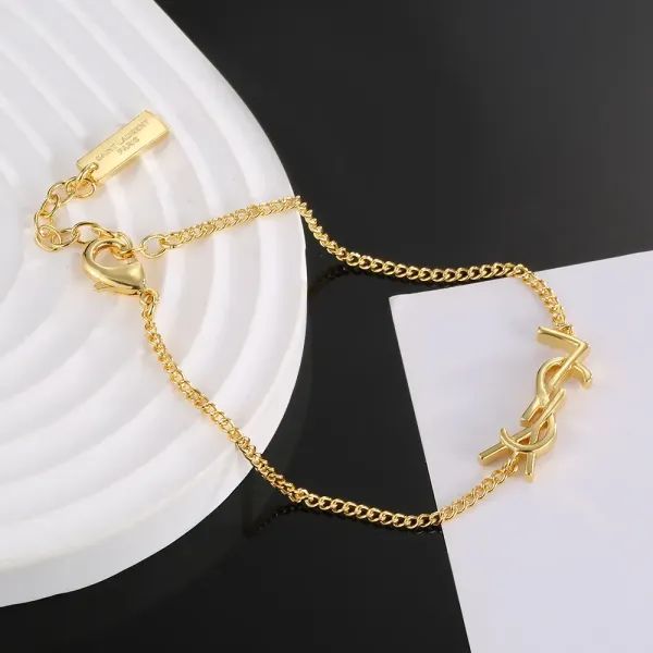 【2026】【YSL SAINT LAURENT】サンローラン ブレスレット、ファッションシンプルなスタイル