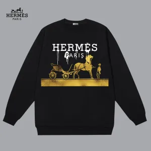 【2026】【HERMES 公式旗艦店】エルメス  丸首の衛衣 スウェットご好評に付き再入荷！