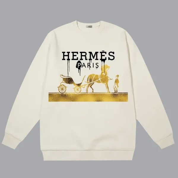 【2026】【HERMES 公式旗艦店】エルメス 丸首の衛衣 スウェットご好評に付き再入荷! 【2026】【HERMES 公式旗艦店】エルメス 丸首の衛衣 スウェットご好評に付き再入荷!