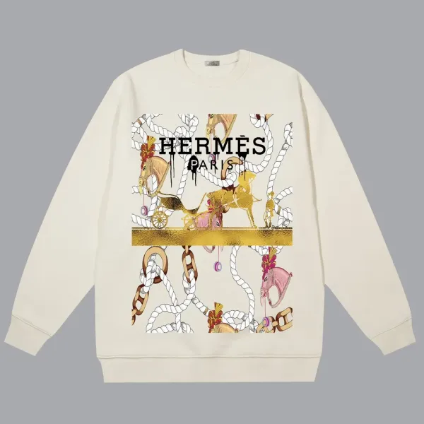【2026】【HERMES 公式旗艦店】エルメス 丸首の衛衣 スウェットご好評に付き再入荷! 【2026】【HERMES 公式旗艦店】エルメス 丸首の衛衣 スウェットご好評に付き再入荷!