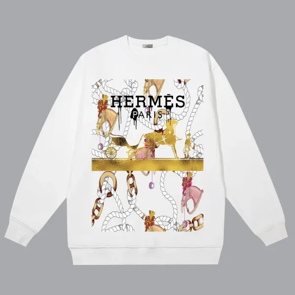 【2026】【HERMES 公式旗艦店】エルメス 丸首の衛衣 スウェットご好評に付き再入荷! 【2026】【HERMES 公式旗艦店】エルメス 丸首の衛衣 スウェットご好評に付き再入荷!