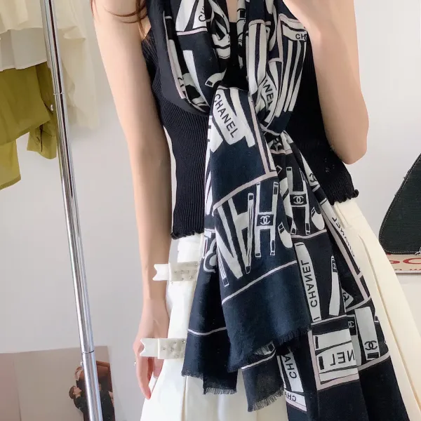 【2026】【CHANEL  シャネル 】スカーフ100*200CM