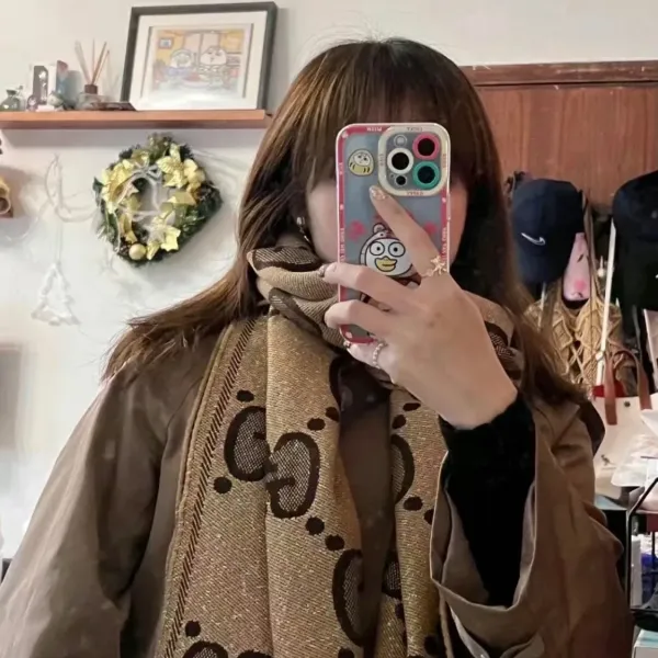 【2026】【GUCCI グッチ】スカーフ45*195CM 【2026】【GUCCI グッチ】スカーフ45*195CM
