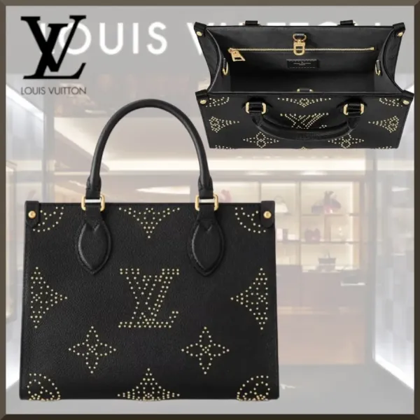 【2026】Louis Vuitton LV 【ブラックでエレ女感オンザゴー】ルイヴィトン トートバッグ M46733 24.8 x 19.0x 11.4cm 【2026】Louis Vuitton LV 【ブラックでエレ女感オンザゴー】ルイヴィトン トートバッグ M46733 24.8 x 19.0x 11.4cm