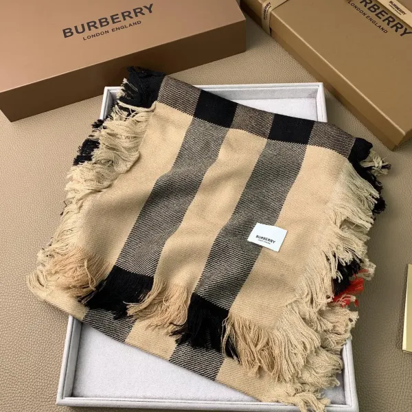 【2026】【BURBERRY バーバリー】オートクチュール ファッション トランジショナル カラー ロング ビアード スカーフ35*240CM 【2026】【BURBERRY バーバリー】オートクチュール ファッション トランジショナル カラー ロング ビアード スカーフ35*240CM