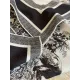 【2026】【DIOR ディオール 】オートクチュール ファッション トランジショナル カラー ロング ビアード スカーフ90*90CM
