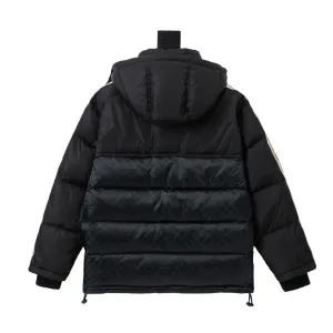 【2026】GUCCI GG パターン フロントボタン ダウンジャケット ブラック