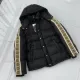 【2026】GUCCI GG パターン フロントボタン ダウンジャケット ブラック