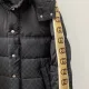【2026】GUCCI GG パターン フロントボタン ダウンジャケット ブラック