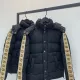 【2026】GUCCI GG パターン フロントボタン ダウンジャケット ブラック