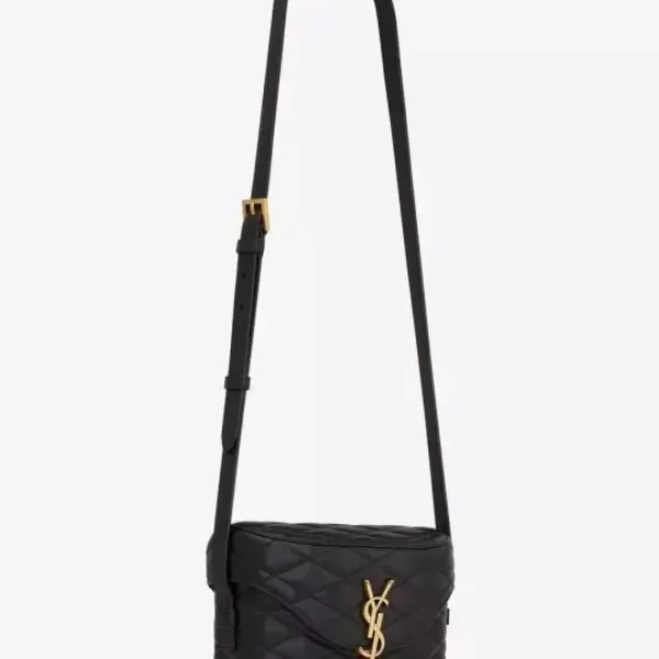 【2026】SAINT LAURENT YSL ジューン ボックスバッグ（ラムスキン／キルティング）