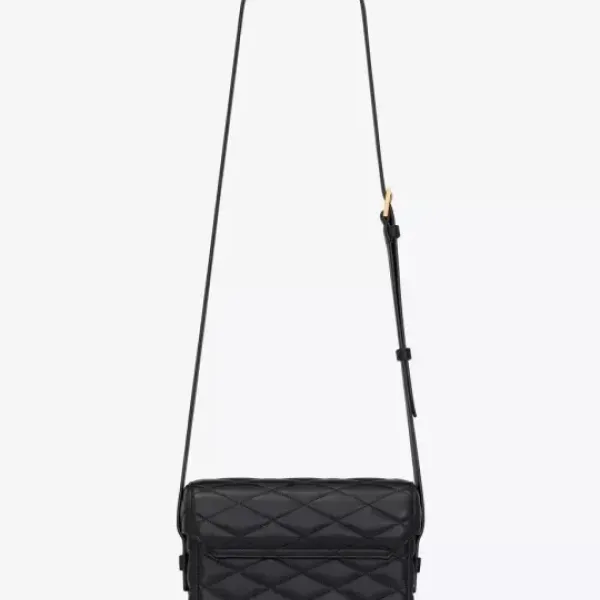 【2026】SAINT LAURENT YSL ジューン ボックスバッグ（ラムスキン／キルティング）