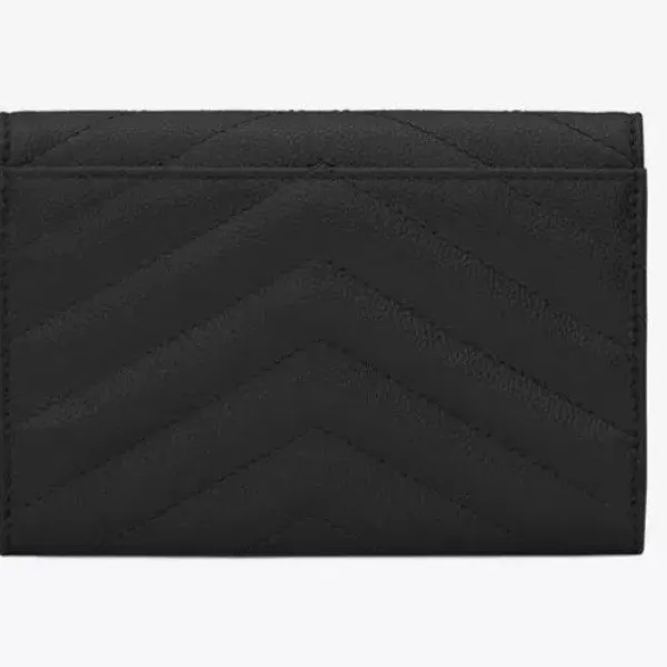 【2026】SAINT LAURENT YSL 小文字のロゴグレインエンボスレザー封筒ウォレット 【2026】SAINT LAURENT YSL 小文字のロゴグレインエンボスレザー封筒ウォレット