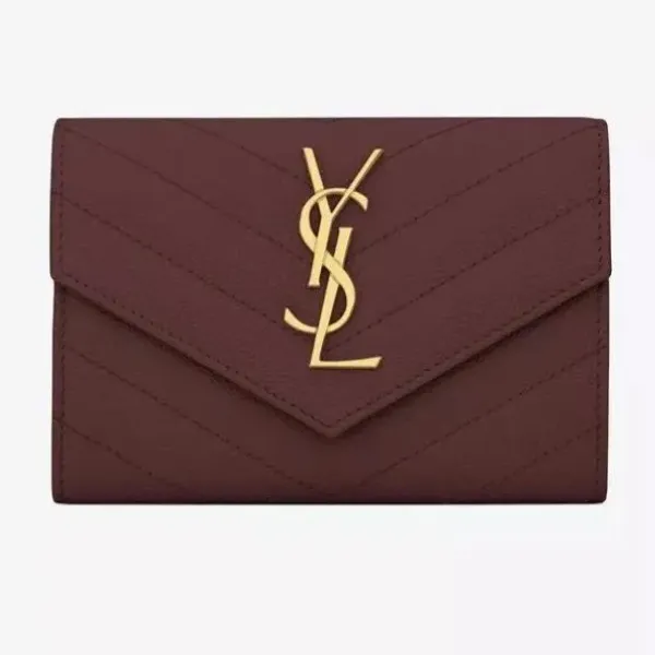 【2026】SAINT LAURENT YSL 小文字のロゴグレインエンボスレザー封筒ウォレット 【2026】SAINT LAURENT YSL 小文字のロゴグレインエンボスレザー封筒ウォレット