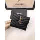 【2026】SAINT LAURENT YSL モノグラム コンパクト スリーフォールド ウォレット（ブラック／テクスチャードキルティングレザー）12.5*10*2.5cm