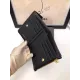 【2026】SAINT LAURENT YSL モノグラム コンパクト スリーフォールド ウォレット（ブラック／テクスチャードキルティングレザー）12.5*10*2.5cm