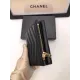 【2026】SAINT LAURENT YSL モノグラム コンパクト スリーフォールド ウォレット（ブラック／テクスチャードキルティングレザー）12.5*10*2.5cm