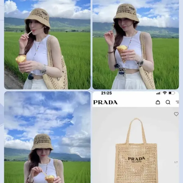 【2026】PRAD/A夏のくり抜きラフィアトルテバッグ、海辺の休日ストローバッグ【50%OFF送料無料】 【2026】PRAD/A夏のくり抜きラフィアトルテバッグ、海辺の休日ストローバッグ【50%OFF送料無料】