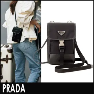 【2026】PRADA LEATHER SMARTPHONE CASE☆ショルダーバッグ 【2026】PRADA LEATHER SMARTPHONE CASE☆ショルダーバッグ