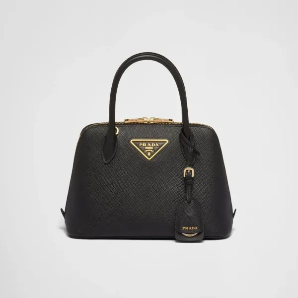 【2026】★PRADA直営店★プロムナード サフィアーノ レザーバッグ 28*22*9cm