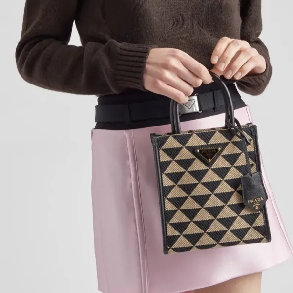 【2026】PRADA シンボル エンブロイダリージャカード ミニバッグ 【2026】PRADA シンボル エンブロイダリージャカード ミニバッグ