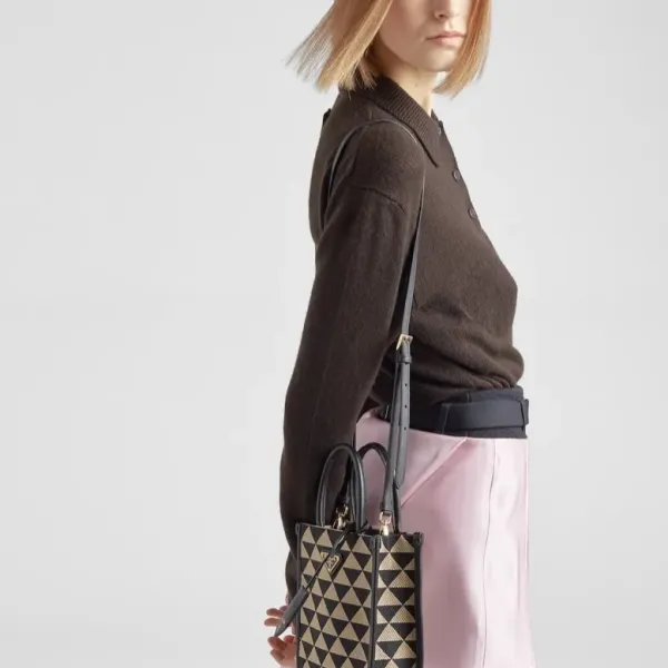 【2026】PRADA シンボル エンブロイダリージャカード ミニバッグ 【2026】PRADA シンボル エンブロイダリージャカード ミニバッグ
