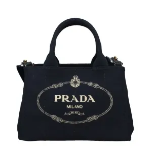 【2026】PRADA コットンキャンバス 2WAYトートバッグ 28*20*14cm 【2026】PRADA コットンキャンバス 2WAYトートバッグ 28*20*14cm