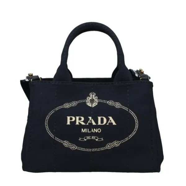 【2026】PRADA コットンキャンバス 2WAYトートバッグ 28*20*14cm 【2026】PRADA コットンキャンバス 2WAYトートバッグ 28*20*14cm